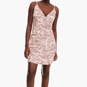 Forever 21 Patterned Red Dress